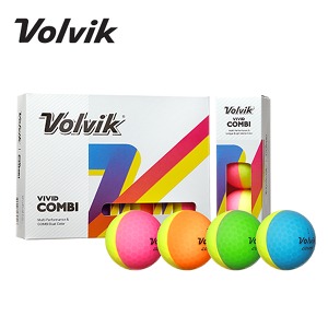 [볼빅/정품] 23년 신상 비비드 콤비(VIVID COMBI) 골프공 골프볼 [3피스/12알/혼합]