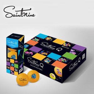 [세인트나인/정품] Saintnine Q 컬러볼 골프공 골프볼 (4가지칼라)탁월한비거리확실!