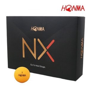 [혼마/정품]  NX 골프볼/골프공 [3피스/12알] [오렌지]